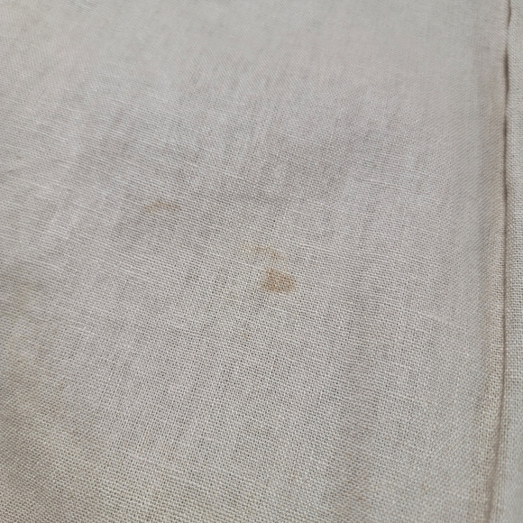 Trust 3X Tan Beige Linen Blend Short Sleeve Button Up Pocket Shirt & 44/30 pants - Picture 8 of 11